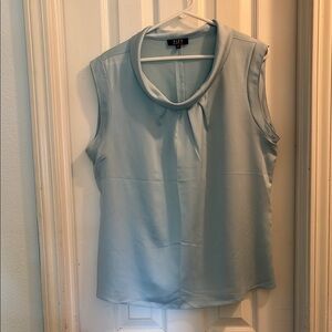 Alex Marie Light Blue Sleeveless Blouse